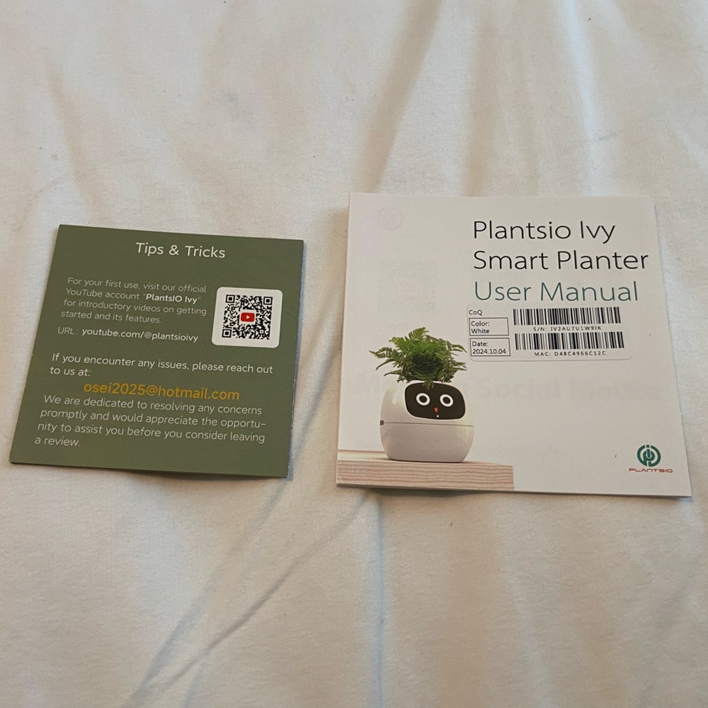 NIB SMART PLANTER ROBOT PET - WHITE - Picture 13 of 17